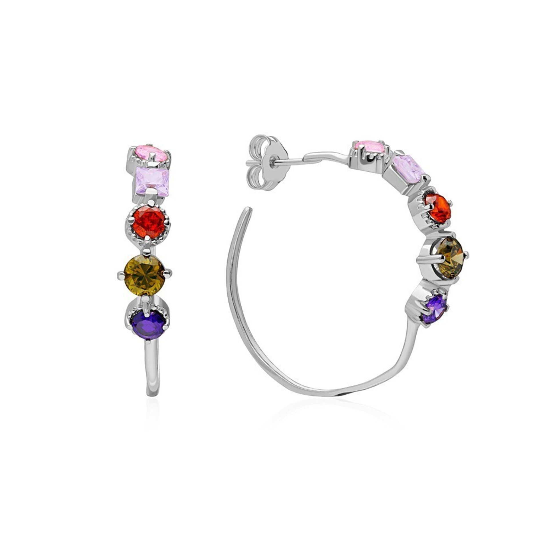 Pendientes Aro Paradise Plata Ley 925 - 3