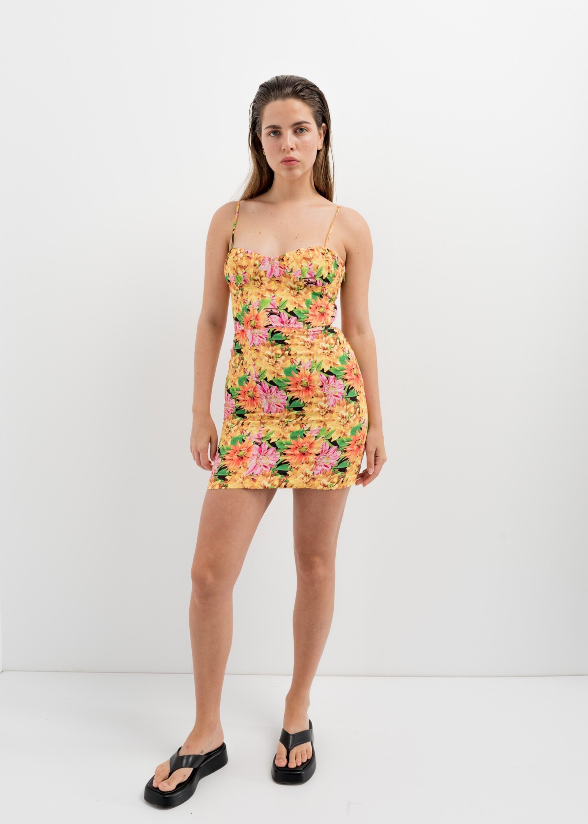 VESTIDO ESTAMPADO CORSETERO - 4