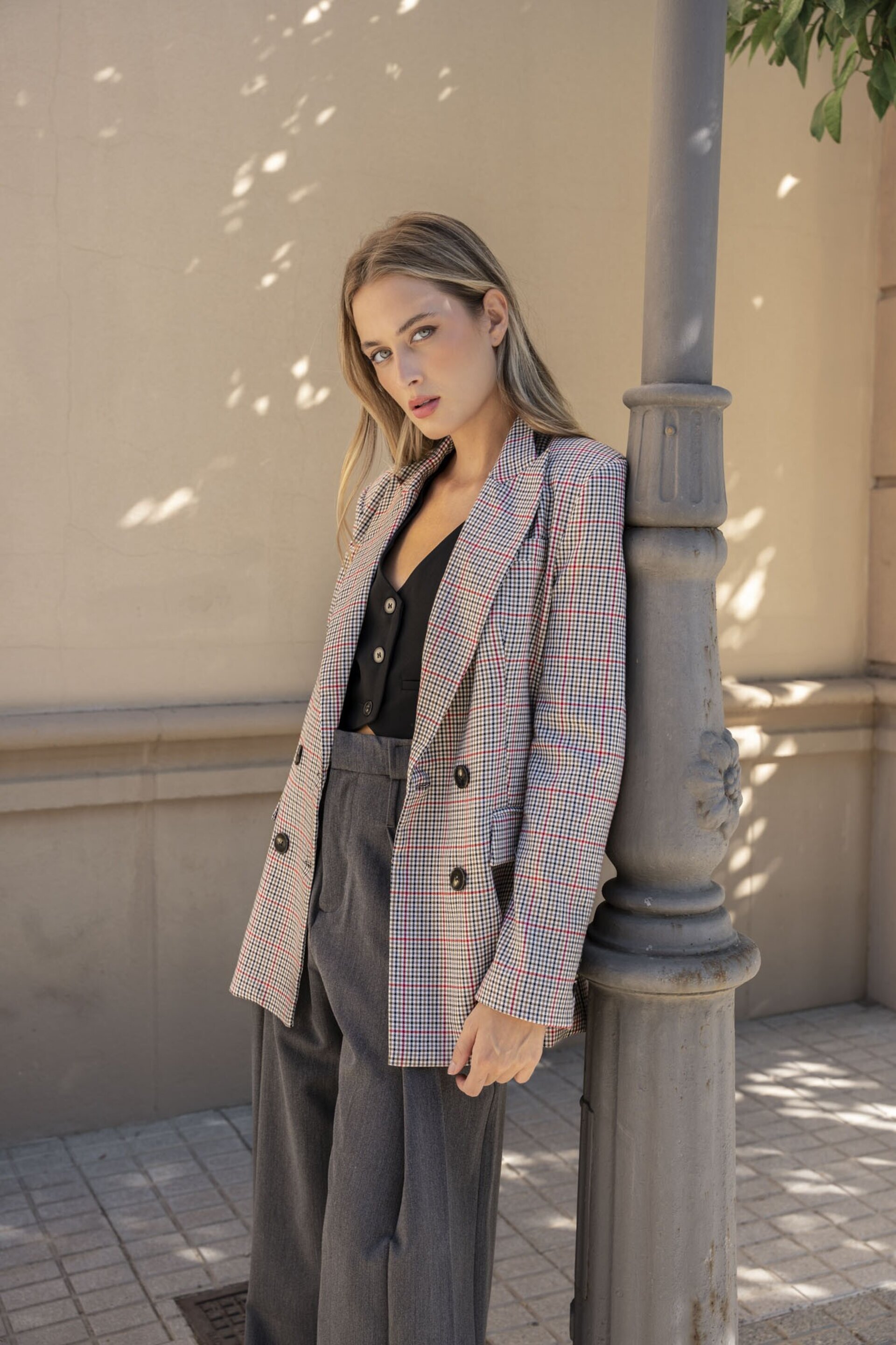 Blazer cruzada Botones - 4