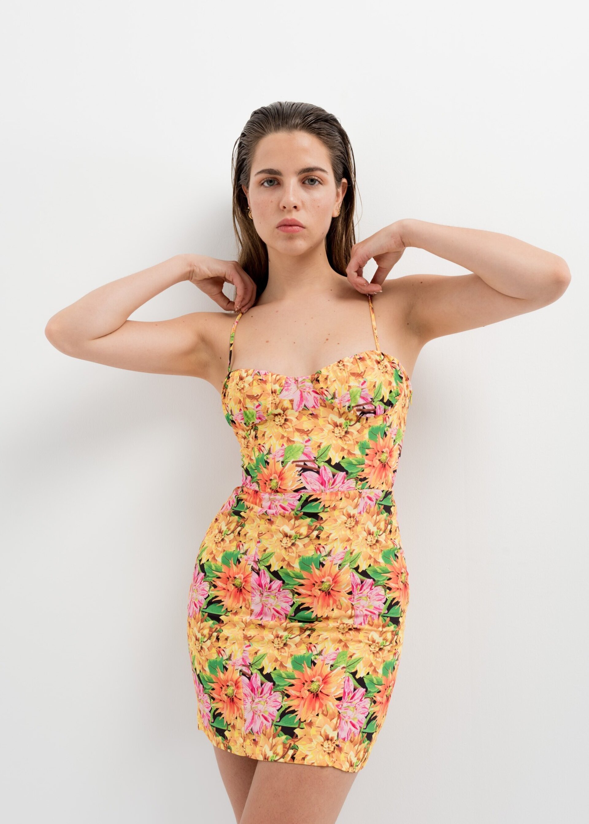 VESTIDO ESTAMPADO CORSETERO - 2
