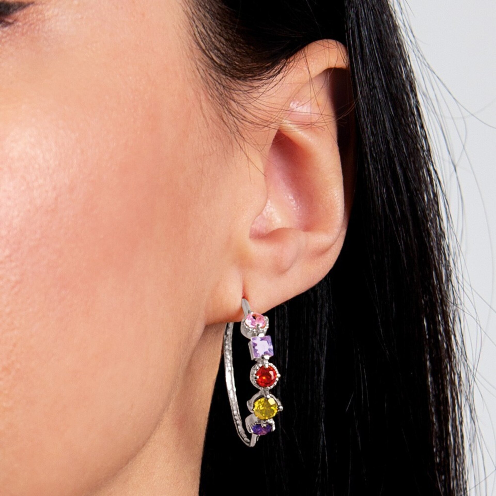 Pendientes Aro Paradise Plata Ley 925 - 4