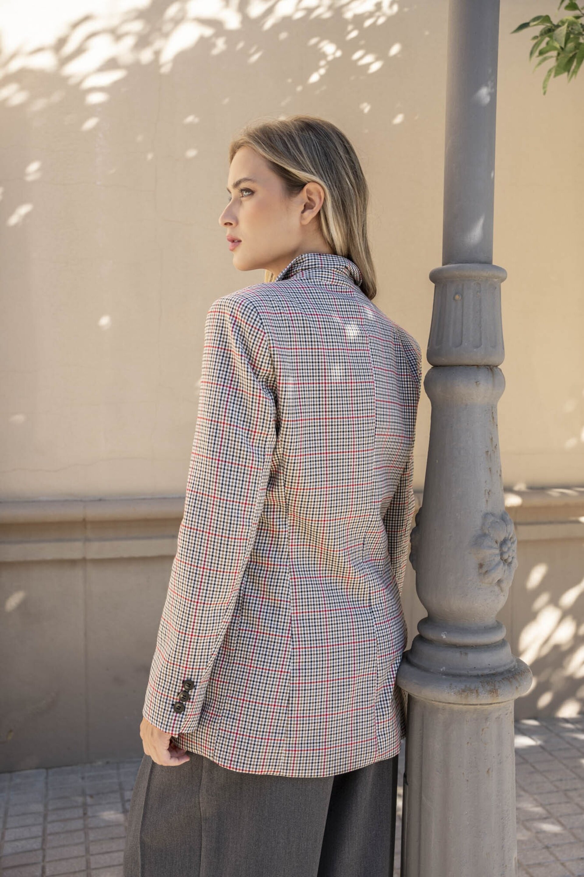 Blazer cruzada Botones - 6