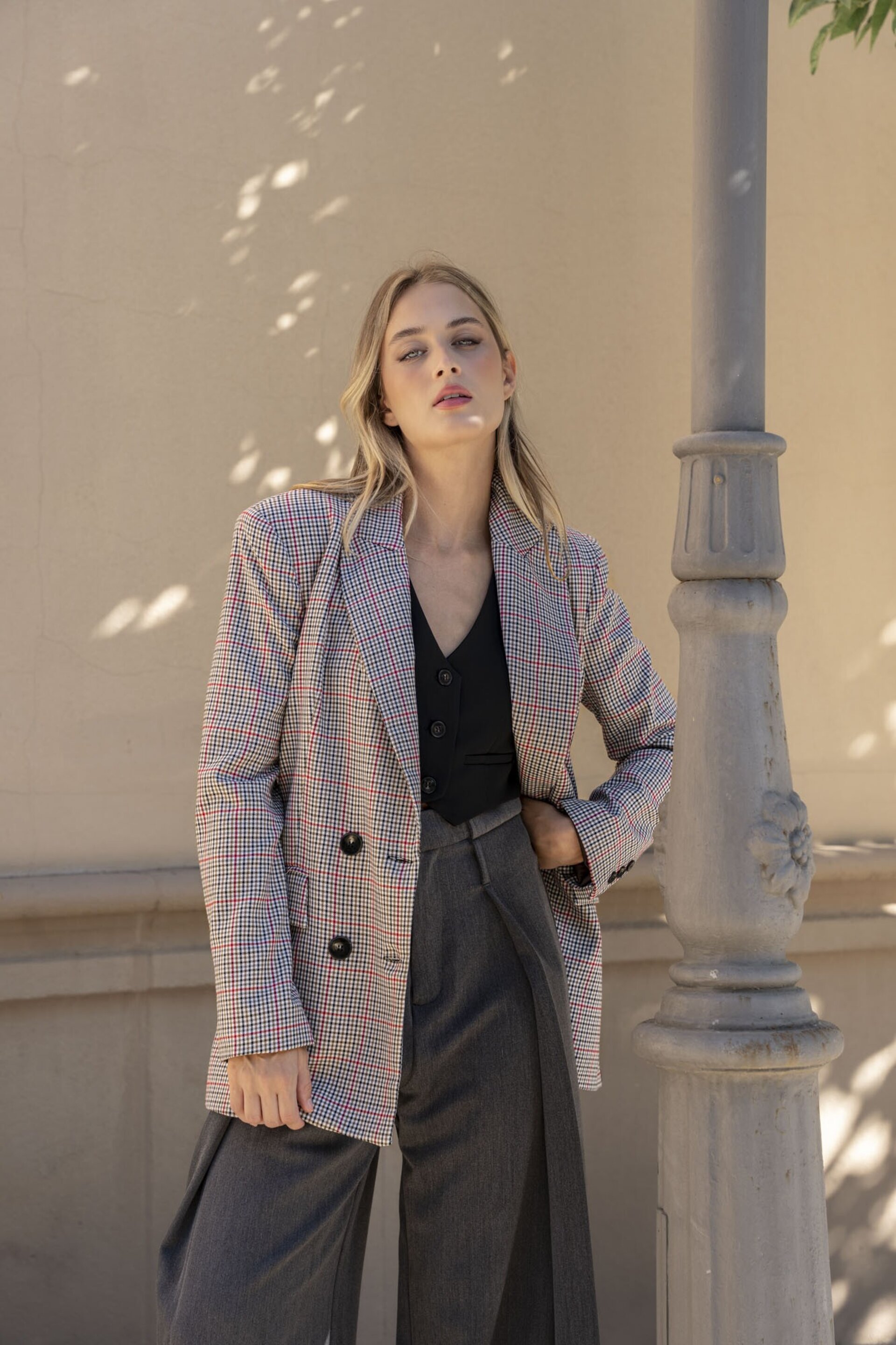 Blazer cruzada Botones - 2