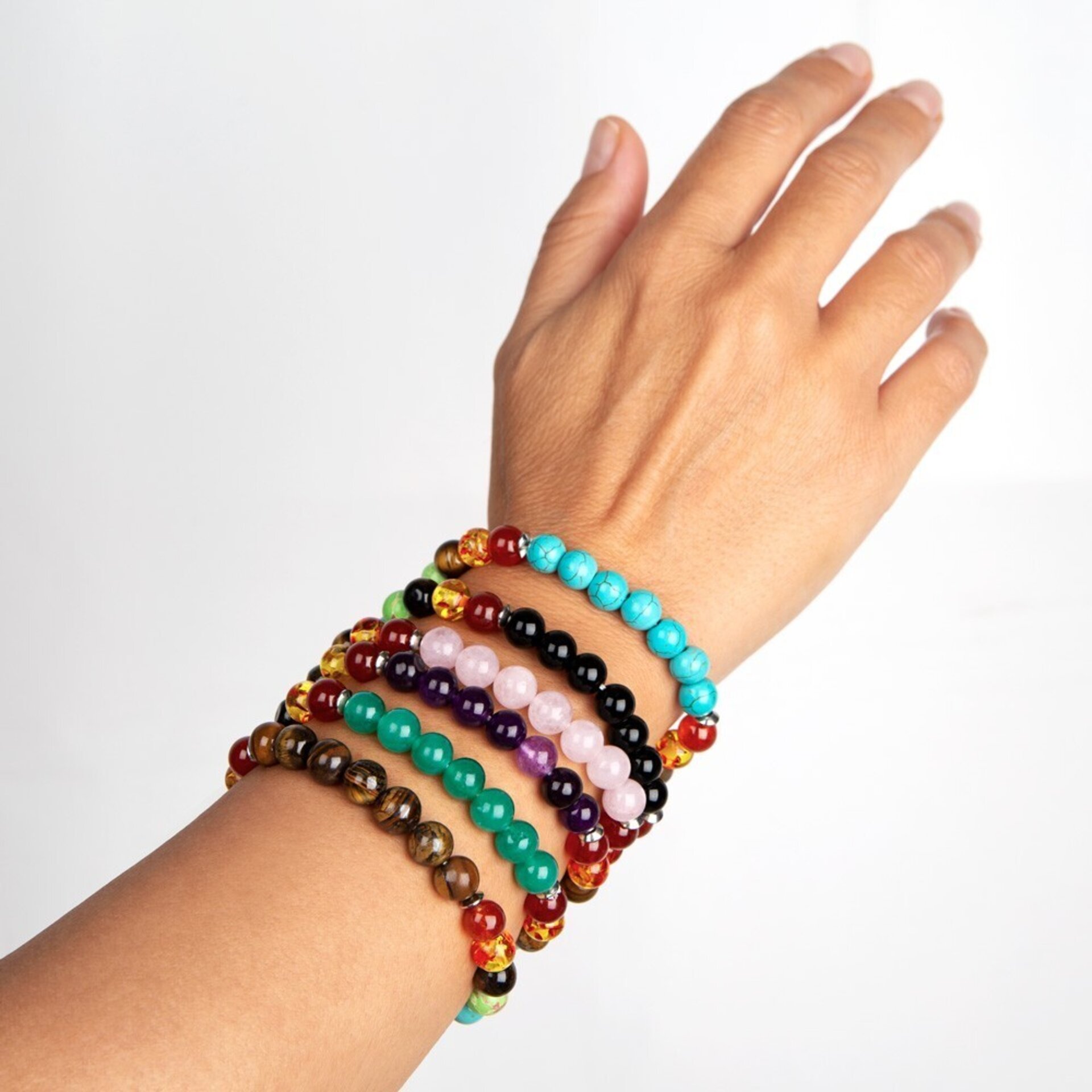 Pulsera Chakras Piedras Naturales - 2
